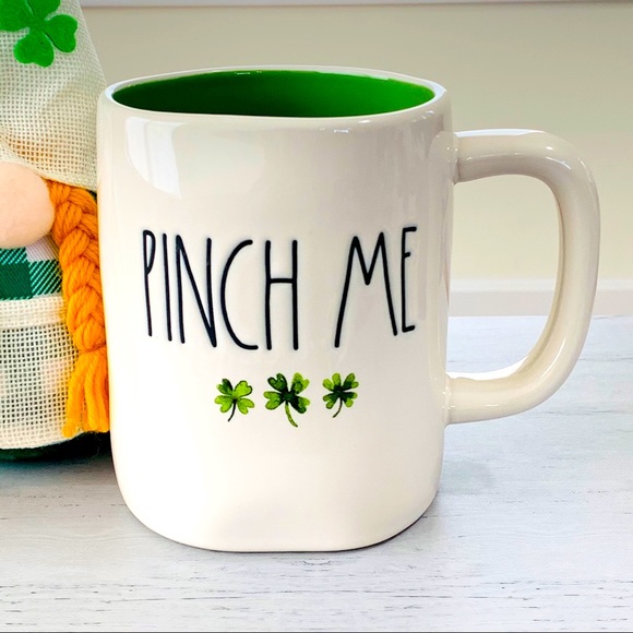 Rae Dunn Other - Rae Dunn three shamrock water color mug PINCH ME